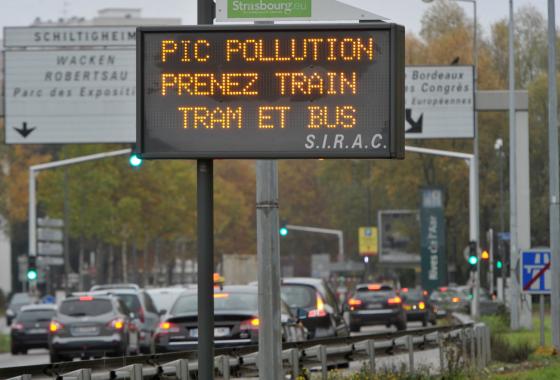 Pic de pollution Strasbourg
