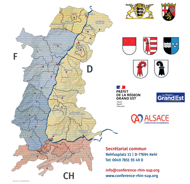 Carte Conférence Rhin Supérieur