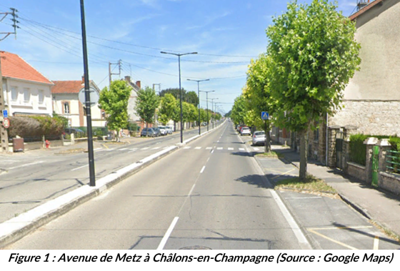 Avenue de Metz Châlons en Champagne