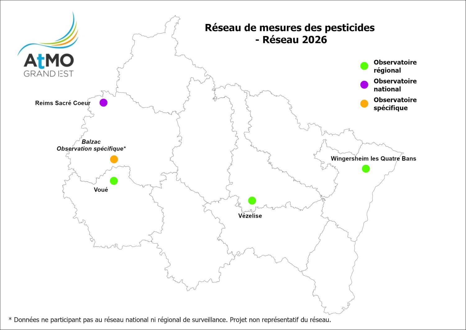 Réseau de mesures 2026 des pesticides