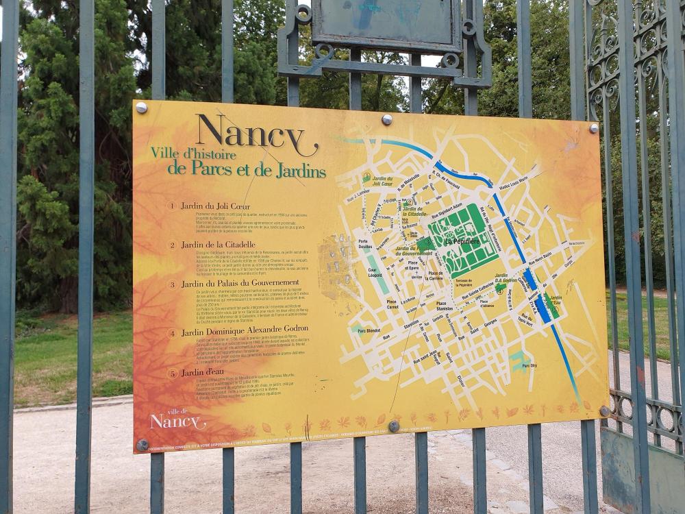 Parcours lichens pollens - Parc de la pépinière à Nancy