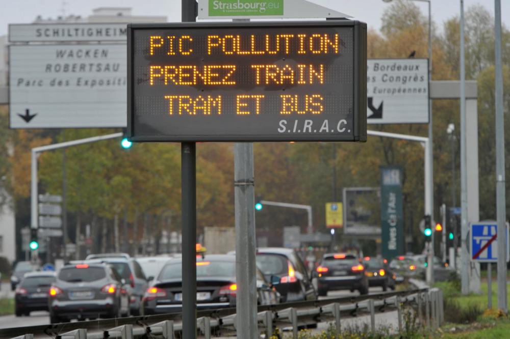 Pic de pollution Strasbourg