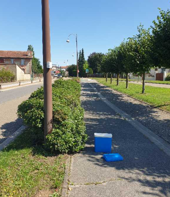 Tube passif rue du Général de Gaulle à Vitry-Le-François