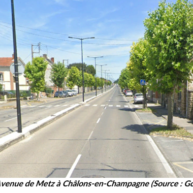 Avenue de Metz Châlons en Champagne