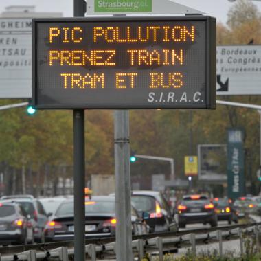 Pic de pollution Strasbourg